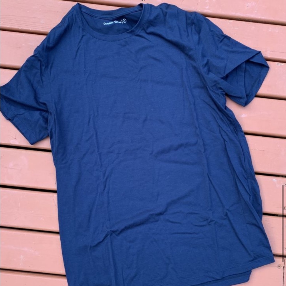Outdoor Voices Men’s Merino Tee Blue